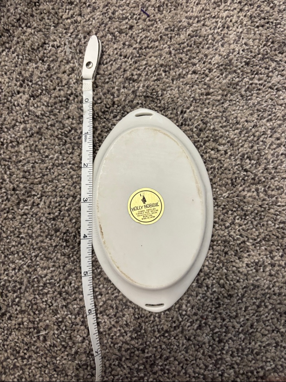 Vintage 1973 Holly Hobbie Trinket Dish - Picture 2 of 2